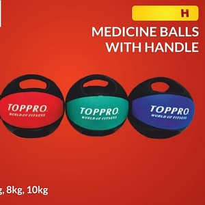MEDICINE BALL WITH HANDLE